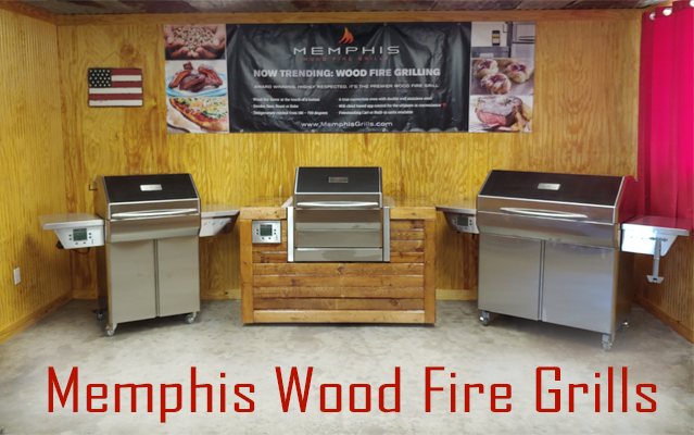 Memphis Grills in the showroom