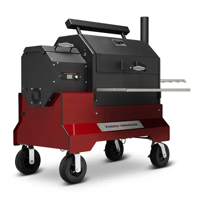 Yoder Smokers YS640 Pellet Competition Cart Red