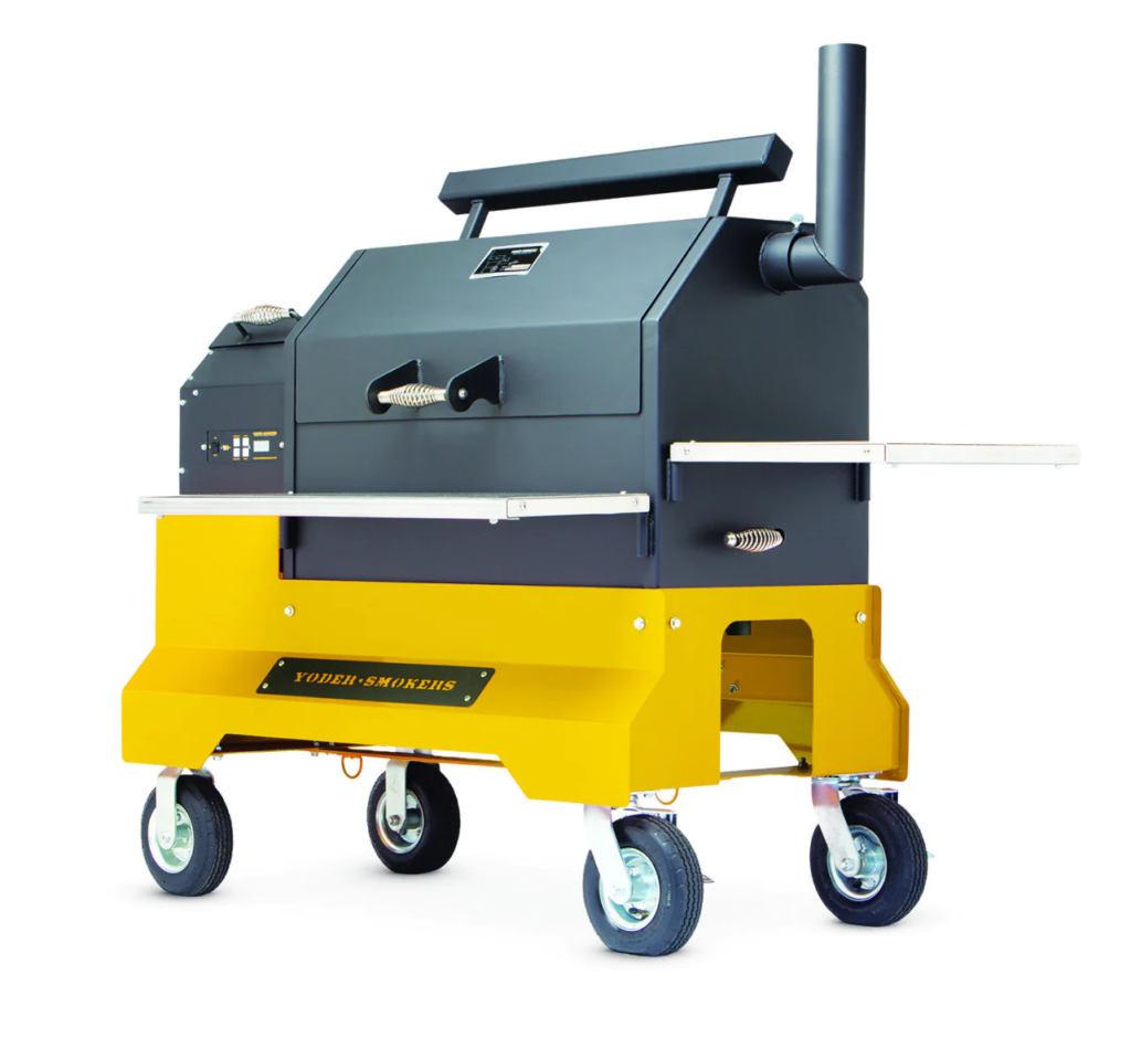 Yoder Smokers YS640 Pellet Competition Cart Yellow